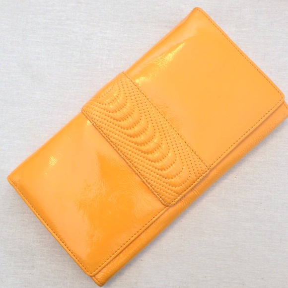HOBO International Golden Yellow Wallet Clutch