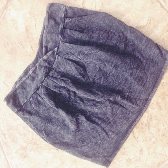 Acid wash skirt