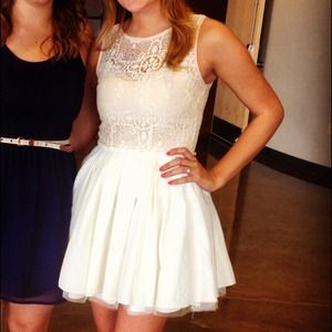 Francesca's Small White Dress