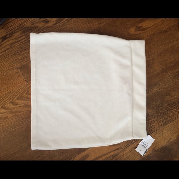 White body con skirt