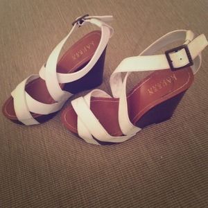 Like new Ralph Lauren wedges.
