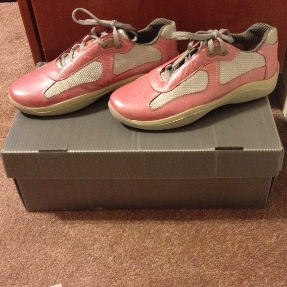 Pink Prada Sneakers