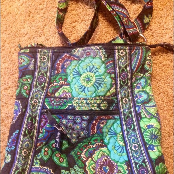 Vera Bradley "Rhythm & Blues" crossbody purse