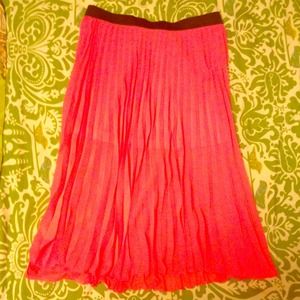 Long Pleaded Summer Skirt