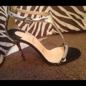 Christian Louboutin Athena Alta T-strap Sandals