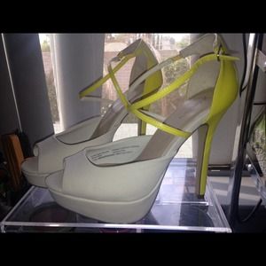 Cream and Yellow Heels💛