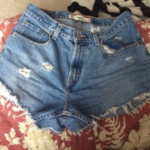 Levi High Waisted Shorts