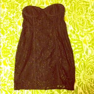 Black Lace Cocktail Dress