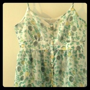 White Sheer Floral Top from Lauren Conrad