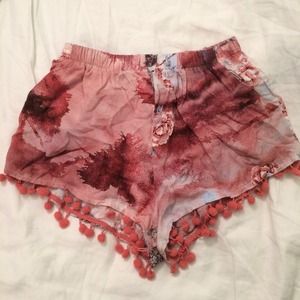 Printed PomPom short from Australia