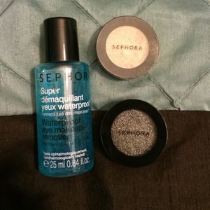 Sephora mini eyeshadow & waterproof makeup remover