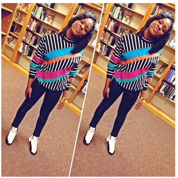 ‼️VINTAGE COLORFUL CREW NECK‼️