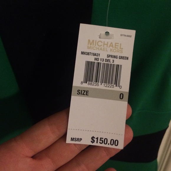 NWT Michael Kors dress spring green - Picture 3 of 4