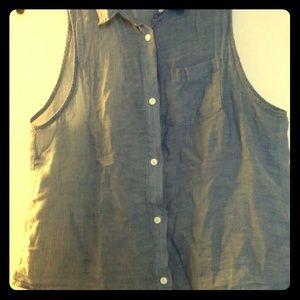 Chambray Sleeveless Top from Divided by H&M