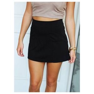 Black fit and flare