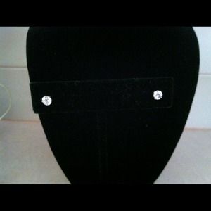 Cubic Zirconia Studded Earrings