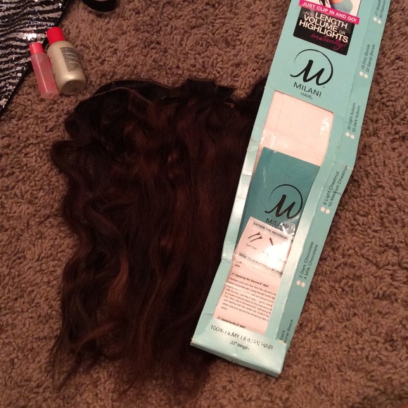 Dark brown extensions
