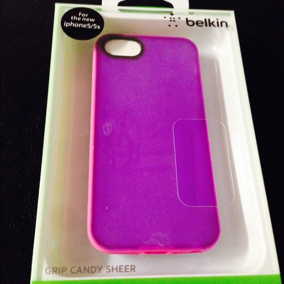 iPhone 5/5s Belkin grip candy sheer case!