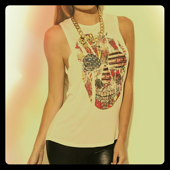 Skull Muscle Tank