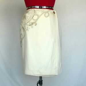 Suzelle faux wrap around skirt
