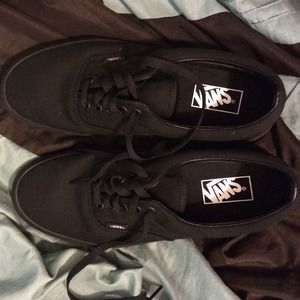 All black vans