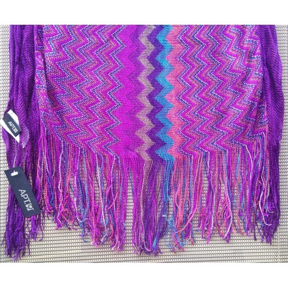 Multi-colored Chevron Scarf - Picture 2 of 3