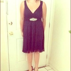 Navy blue dress