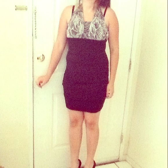 Black and Grey dress