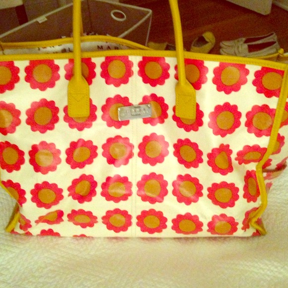 Jane Marvel flowered beach/tote bag
