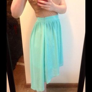 NWOT Forever21 High-Low Chiffon Skirt
