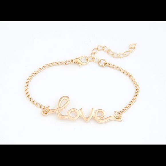 Gold "Love" bracelet