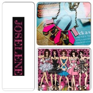 Very beautiful pink and gold necklace