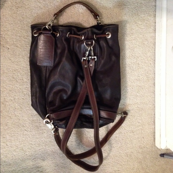 authentic leather Rugby back pack for sale!