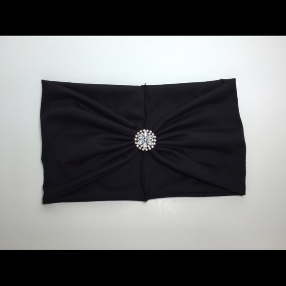 Bohemian jeweled turban headband - Picture 3 of 4