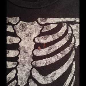 Brandy Melville Tops - Skeleton Muscle Tee Brandy Melville Tops - Skeleton Muscle Tee