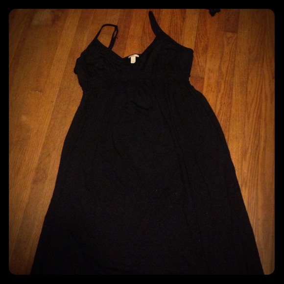Simple Black Maxi Dress