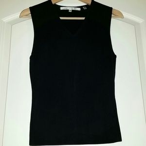 Wardrobe essential. . Black sweater like tank