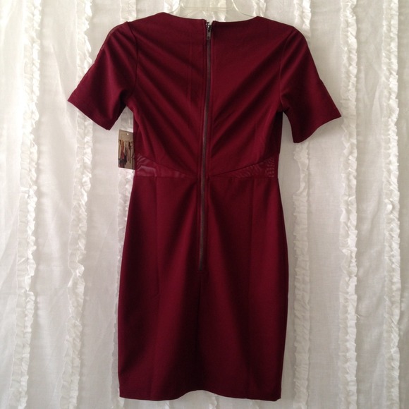 DRESS WITH SHEER CUTOUTS - Picture 4 of 4