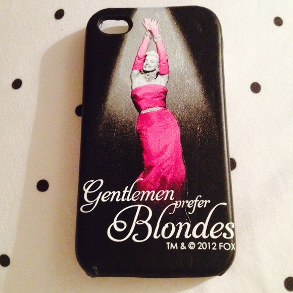 Gentlemen Prefer Blondes iPhone 4/4s case