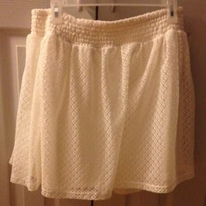 White skirt
