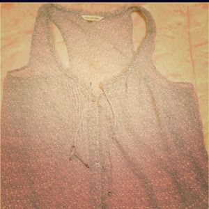 Sheer button- down tank by AE