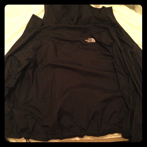 Black The North Face Rain Jacket