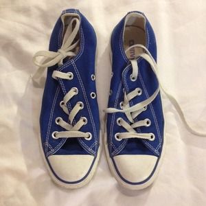 Royal Blue Lo-Tops Converse All Stars