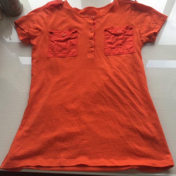 Orange tee shirt kids