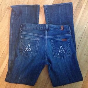 7 for all mankind jeans "A" pocket size 26