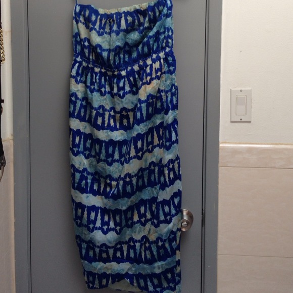 Anthropologie  Silk Blend Tulip Dress