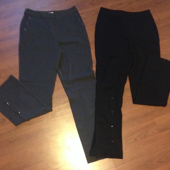 Christopher & Banks black and gray dress pants