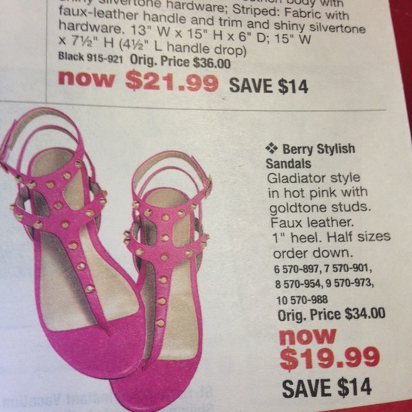 Hot pink studded sandals!!! New! - Picture 4 of 4