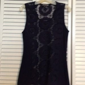 Anatomie navy lace top