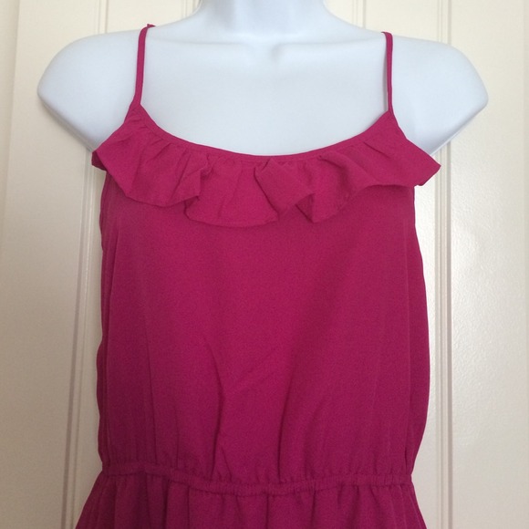 NWOT Ruffle Slip Dress - Picture 4 of 6